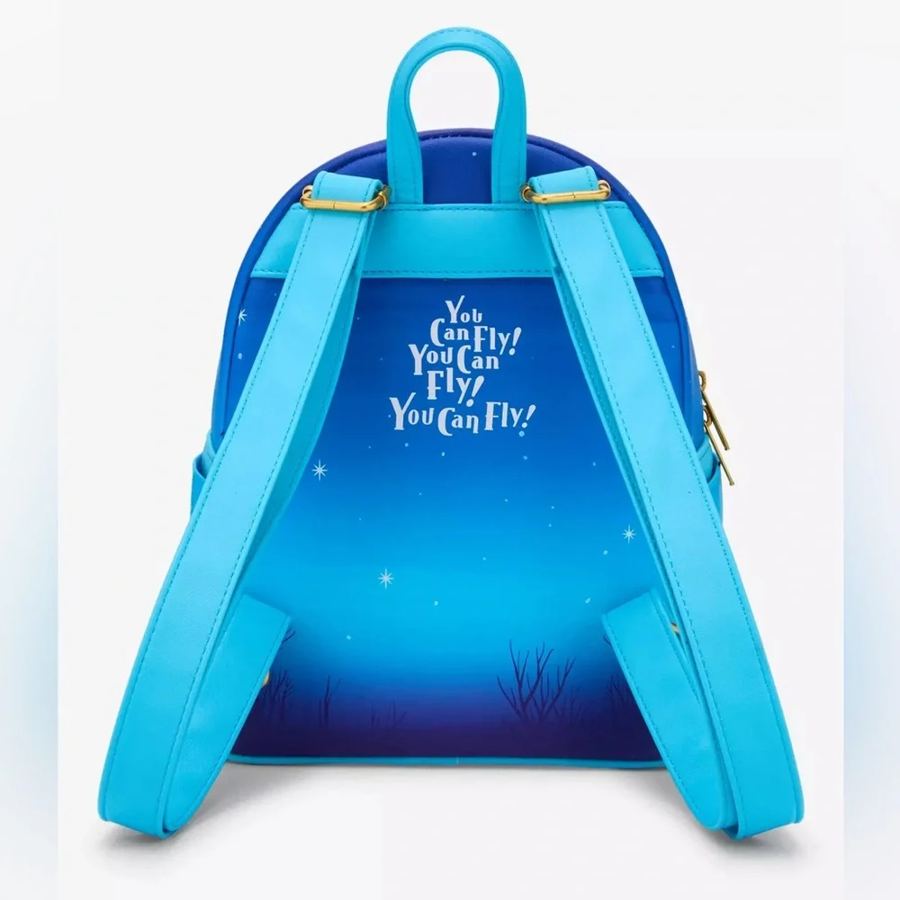 Loungefly Disney Peter Pan Night Flight Mini Backpack NWT